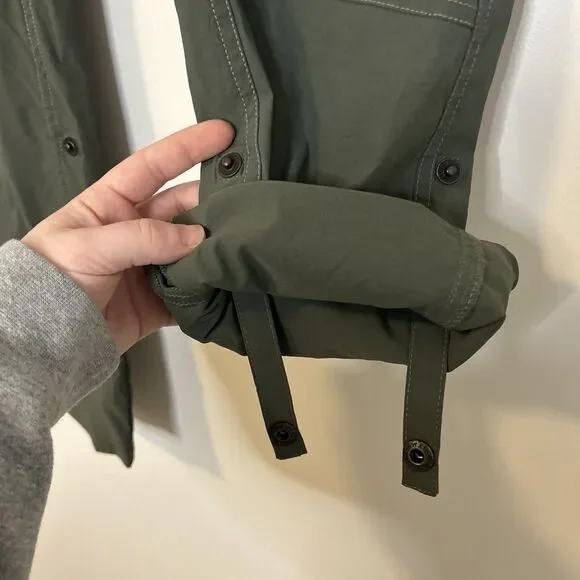 Kuhl FreeFlex Roll Up Pants in Green Retired Style P010720 - 6 Regular - Picture 4 of 14